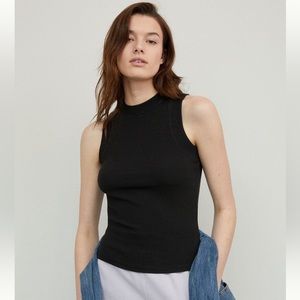 Anthropologie T.La by Sybil high neck tank black